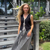 Talia Tie Front Sweater Vest