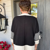 Helena Black Sweater Top