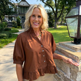 Fiona Brown Top