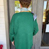 Hunter Green V-Neck Sweater