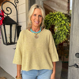 Susan Yellow Knit Sweater