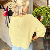 Susan Yellow Knit Sweater