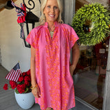 Gina Pink Mini Dress