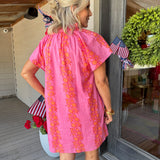 Gina Pink Mini Dress