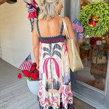 Karen Tropical Maxi Sun Dress