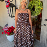 Julia Polka Dot Midi Dress