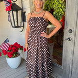 Julia Polka Dot Midi Dress