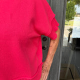 Coral Red Sweater