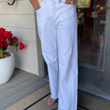 Amour High-Rise Straight Denim