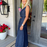 Jean Denim Sleevless Dress
