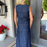 Jean Denim Sleevless Dress