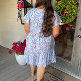 Lillian Star Spangled Dress - Curvy
