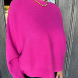 Pink Donna Ribbed Sweater