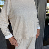 Anastasia Striped Knit Pant Set