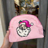 Santa Sequin Zipper Pouch