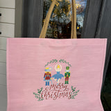 Merry Christmas Waltz Juco Tote