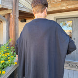 Black Catalina Crewneck Sweater