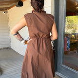 Brown Jill Maxi Dress