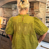 Ollie Chartreuse Top
