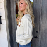 Ivory Whiskey Weather Sweater