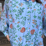 Katie Floral Blouse - Curvy