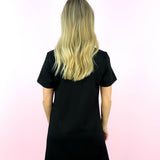 Kate Black T-shirt Mini Dress