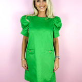 Kelly Green Camilla Mini Dress