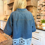 Khloe Denim Top