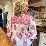 Lila Poplin Blouse