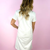 Long White Millie Dress