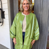 Matcha Billowy Sleeve Jacket