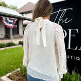 Marshmallow Veronica Blouse