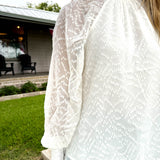 Marshmallow Veronica Blouse