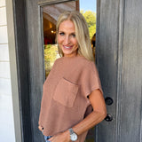 Mauve Knit Top