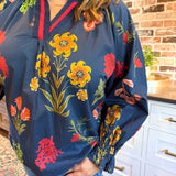 Midnight Calliope Blouse - Curvy
