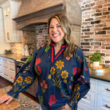 Midnight Calliope Blouse - Curvy