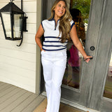 Milk White High Rise Wide Leg Jeans