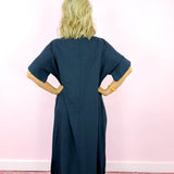 Navy Provence Kaftan