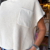 Oat Knit Top