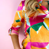Peachy Satin Top