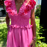 Pink Azalea Midi Dress