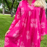 Pink Lilly Caftan Dress
