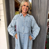 Cammie Denim Mini Dress