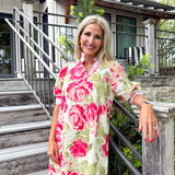 Sarah Floral Mini Dress