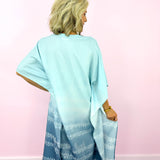 Shoreline Blue Palm Springs Kaftan