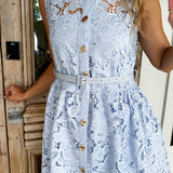 Something Blue Midi Dress