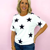 Stars Sleeveless Sweatshirt T-shirt