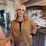 Suede Cropped Jacket