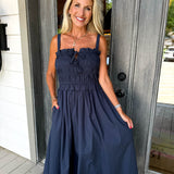 Ink Midi Dress