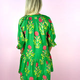 Tambree Flower Print Mini Dress